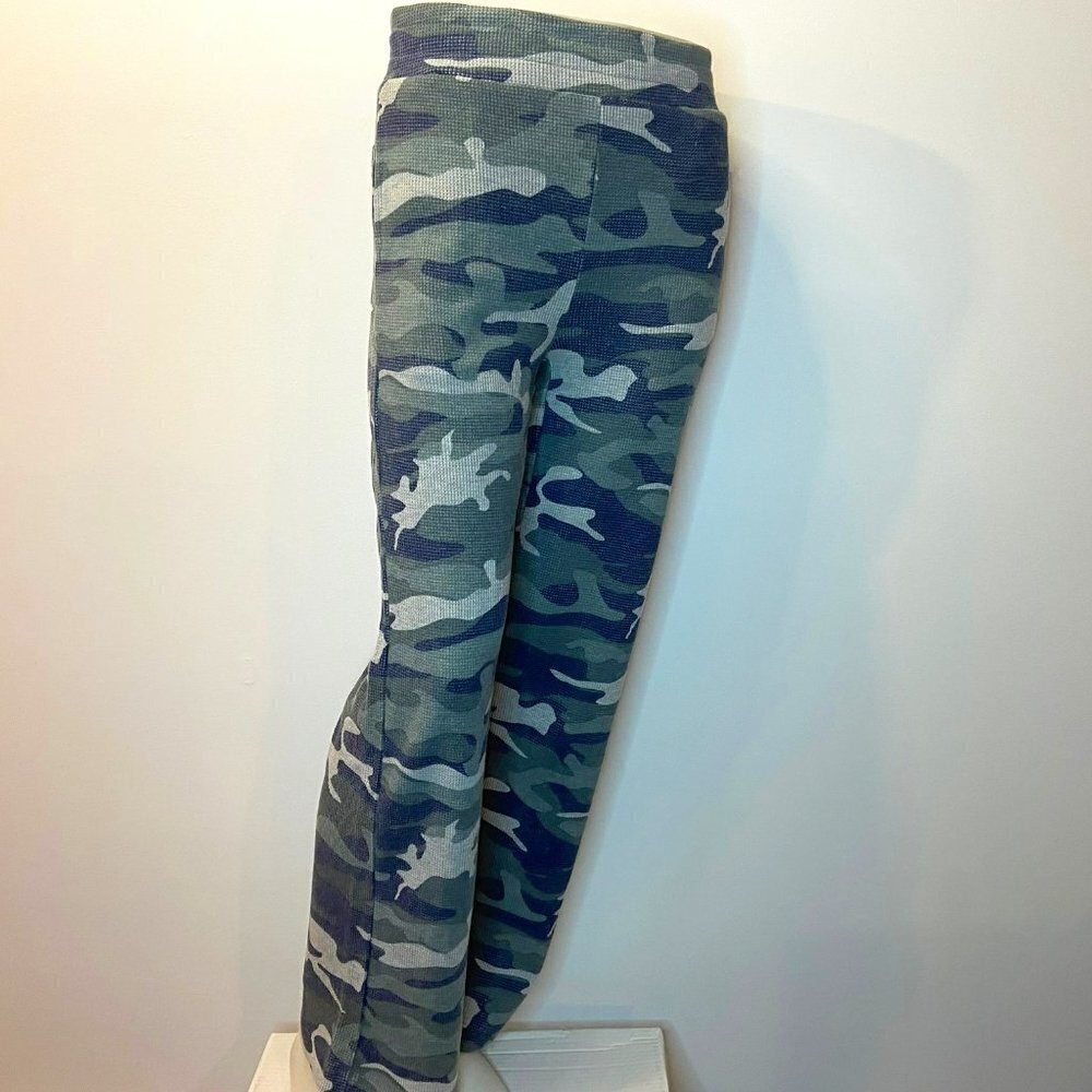 RETROD Women's Camo Waffle Knit Straight Leg Pants - Size XS - NWT